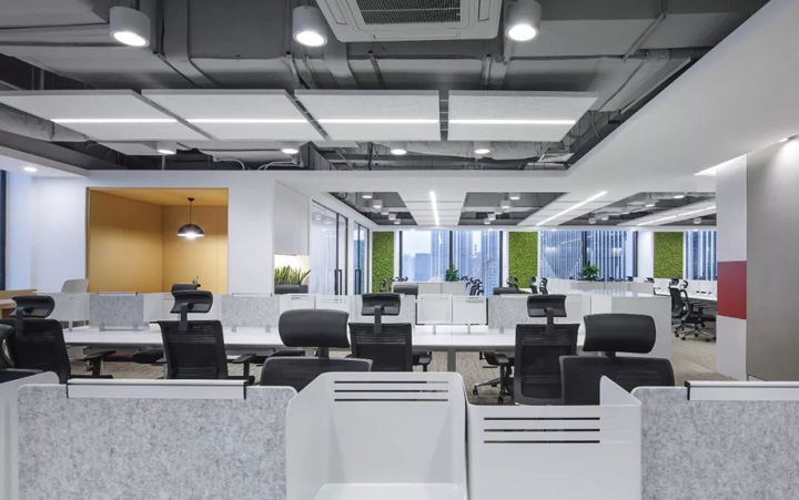 移動(dòng)智能辦公設(shè)計(jì)理念 龍湖集團(tuán)總部辦公室裝修設(shè)計(jì)方案